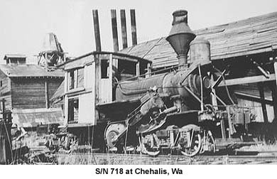 Climax Locomotive Shop Number 718