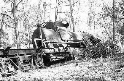 Right side view of derelict Class B Romayer, TX