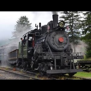 Durbin & Greenbrier Valley Railroad Geared Climax Steam Train