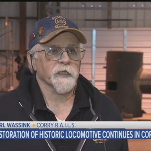 Restoration of Historic Locomotive Continues in Corry